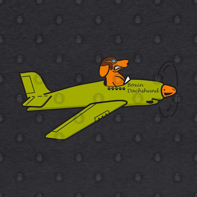 The Boxin Dachshund Flying Ace by TheBoxinDachshund